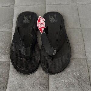 NWT Vans Men's Classic Black Sandals size 12